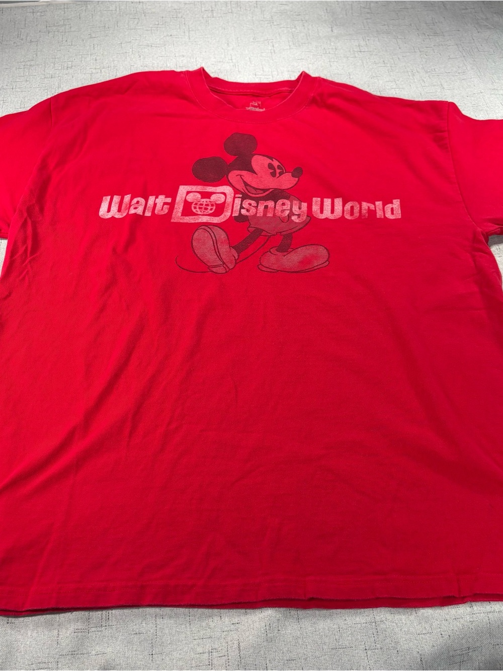 Disney Red Walt Disney World Mickey Graphic Tee